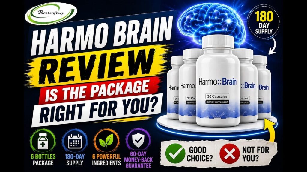 Harmo Brain – 6 Bottles (180 Day Supply) Review 2026 – Honest Verdict & Breakdown